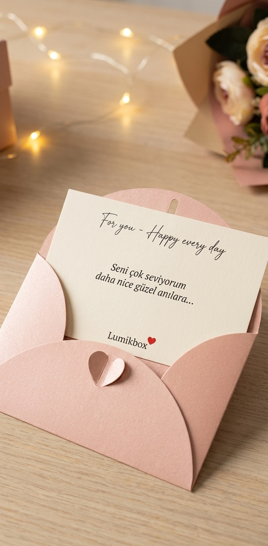 Hediye Notu & Zarfı